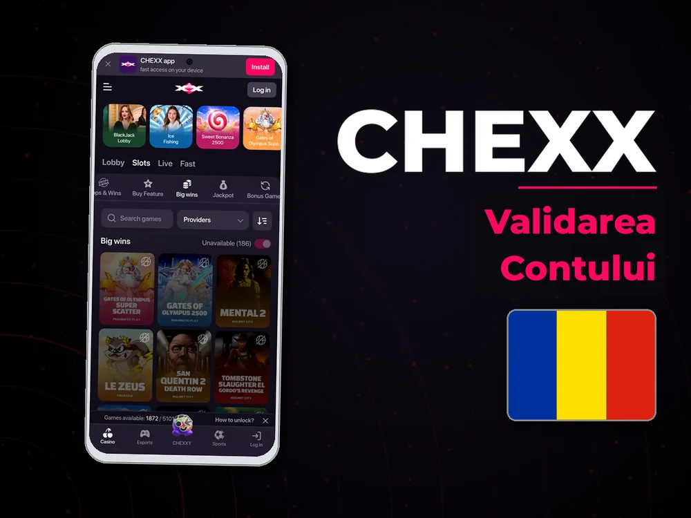 chexx - Validarea Contului