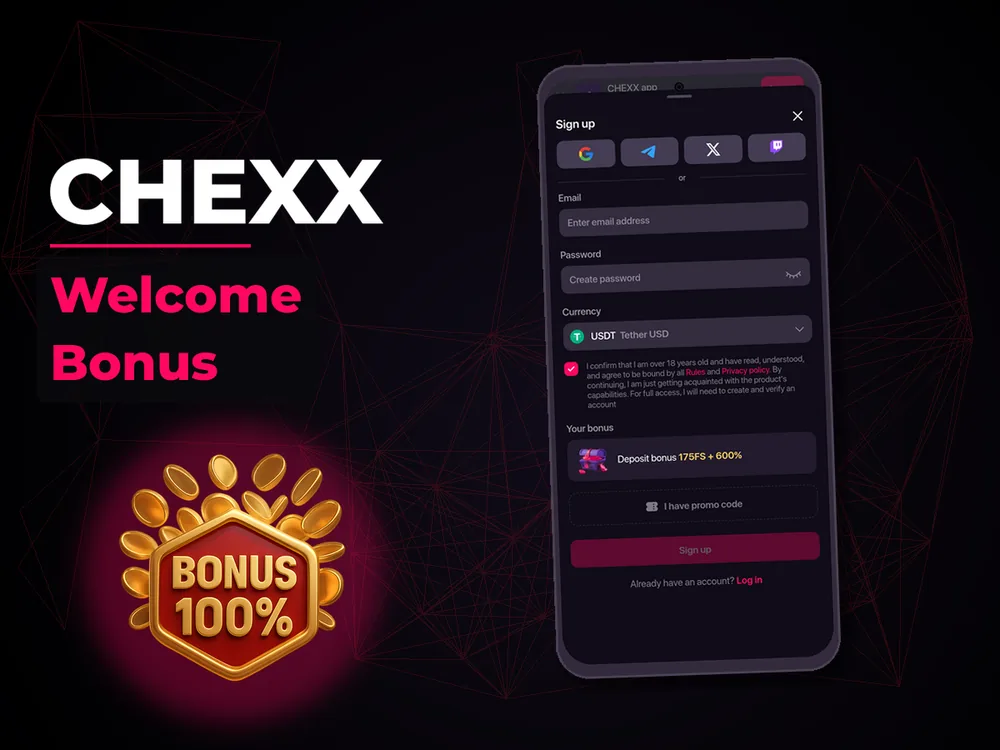 chexx - Welcome Bonus