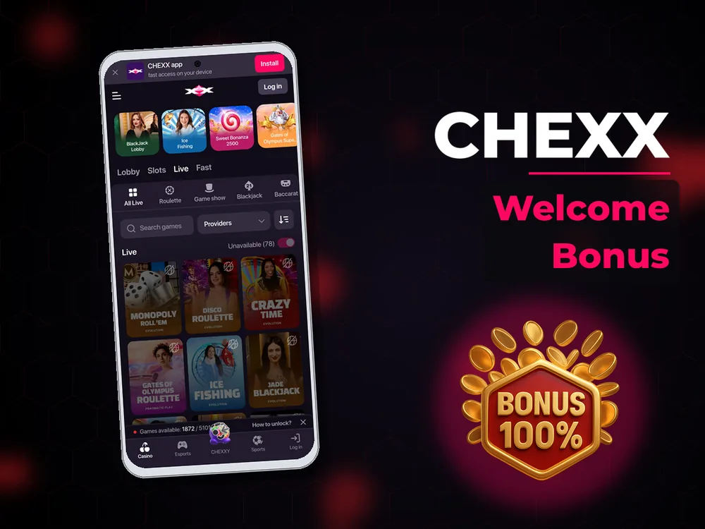 chexx - Welcome Bonus